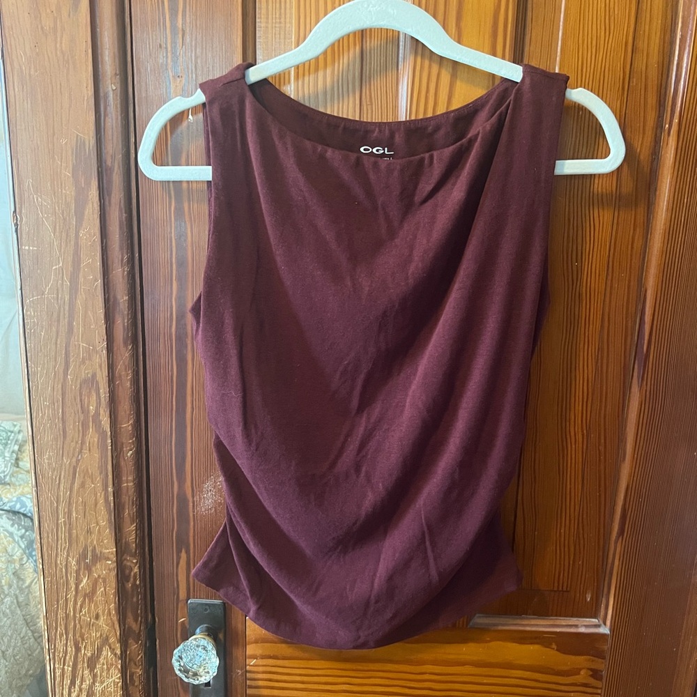 OGL Eco-Mousse® Ruched Sides Boatneck Brami Top